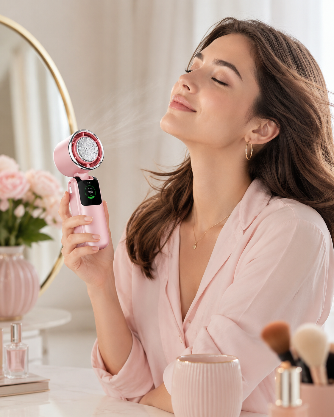 CoolCo™ Turbo Handheld Fan – Portable Rechargeable Cooling Fan